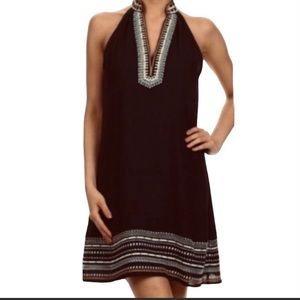 THML black boho shift dress size M